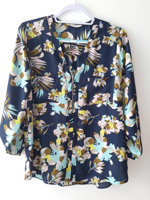 Buy & Sell East Ham East London - Photos for George blouse size 14 navy floral 3/4 sleeve