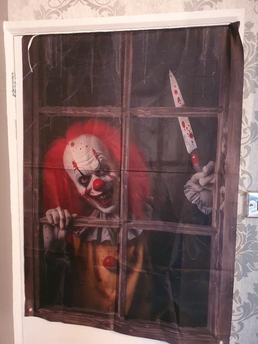 Buy & Sell Stainforth Doncaster - Photos for halloween clowen IT for door, window or wall