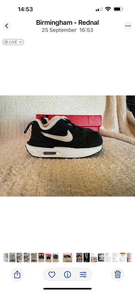 Buy & Sell Rednal Birmingham - Photos for Nike Toddler/Infant trainers size 6.5
