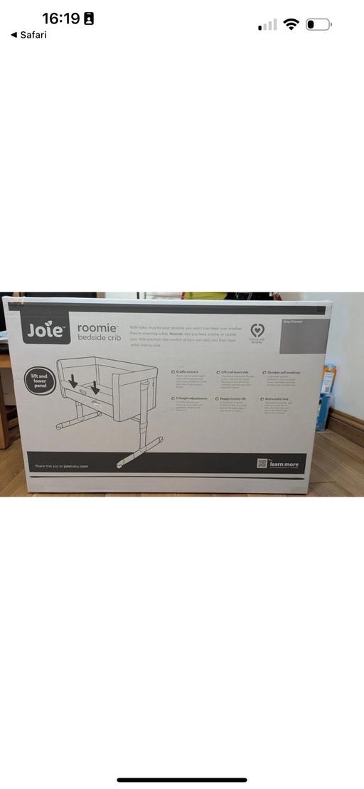 Buy & Sell Canning Town East London - Photos for Joie Roomie Bedside Crib