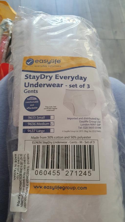 Buy & Sell Drakelow South Derbyshire - Photos for Mens StayDry Underwear