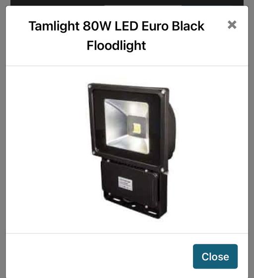 Buy & Sell Kingsbury North Warwickshire - Photos for LED floodlight 80 watt