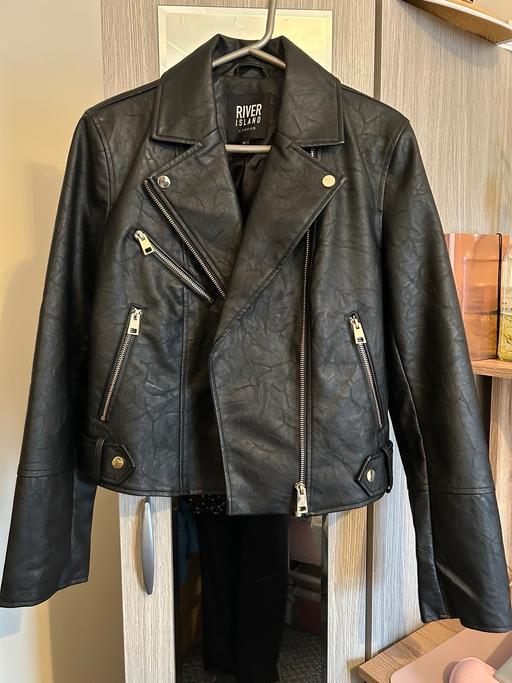 Buy & Sell Beckton East London - Photos for River Island Leather Jacket