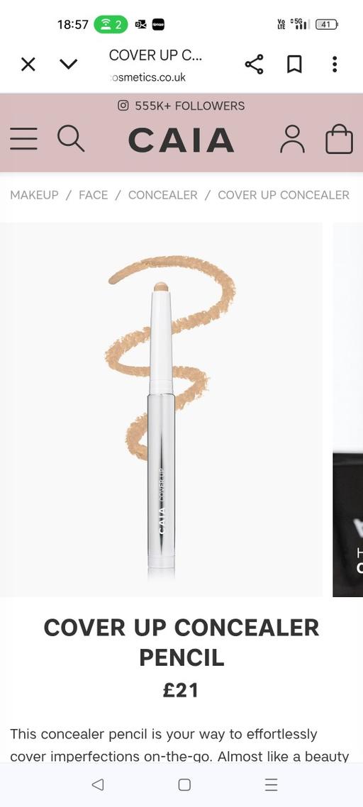 Buy & Sell Marks Gate East London - Photos for caia make up concealer pencil's