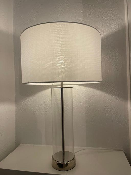 Buy & Sell Commercial Road East London - Photos for Clear table lamp with shade