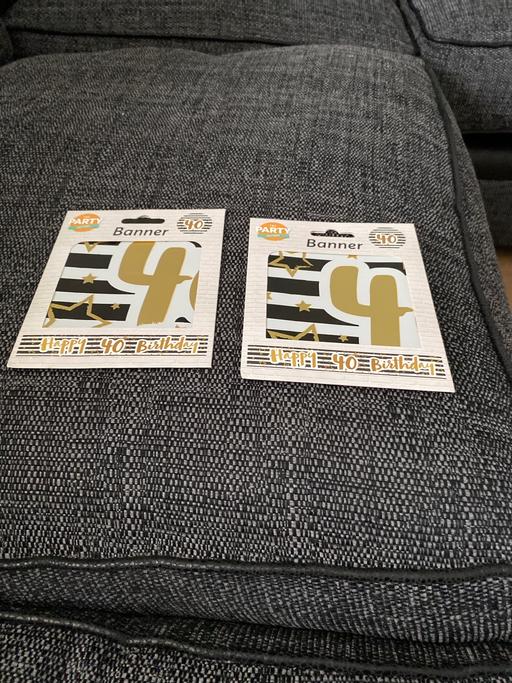 Buy & Sell Ettingshall Wolverhampton - Photos for 40 th banners brand new