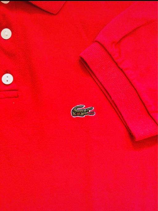 Buy & Sell Glazebury Warrington - Photos for Red Lacoste Chemise Polo T Shirt Medium