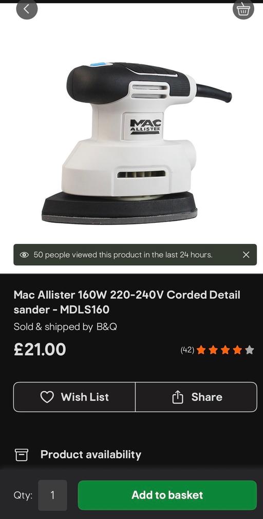 Buy & Sell Northfleet Gravesham - Photos for Sander - (brand new)corded precision sanding