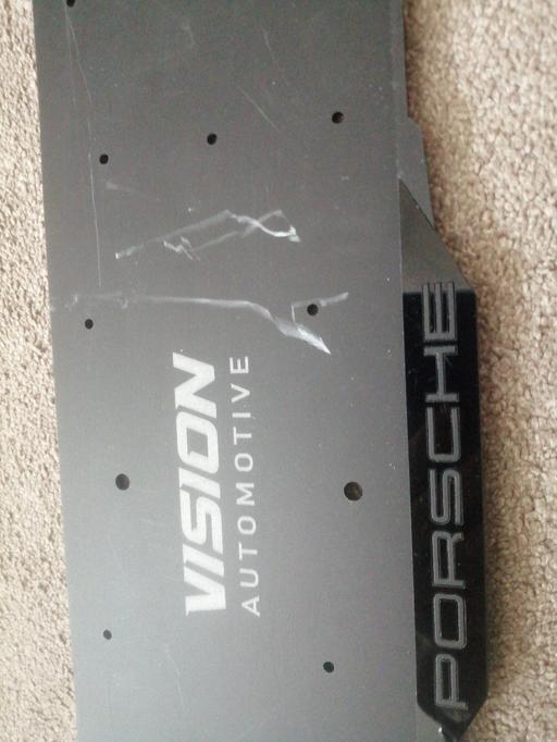 Vehicles Moseley Village Wolverhampton - Photos for New Porsche car number plate holder