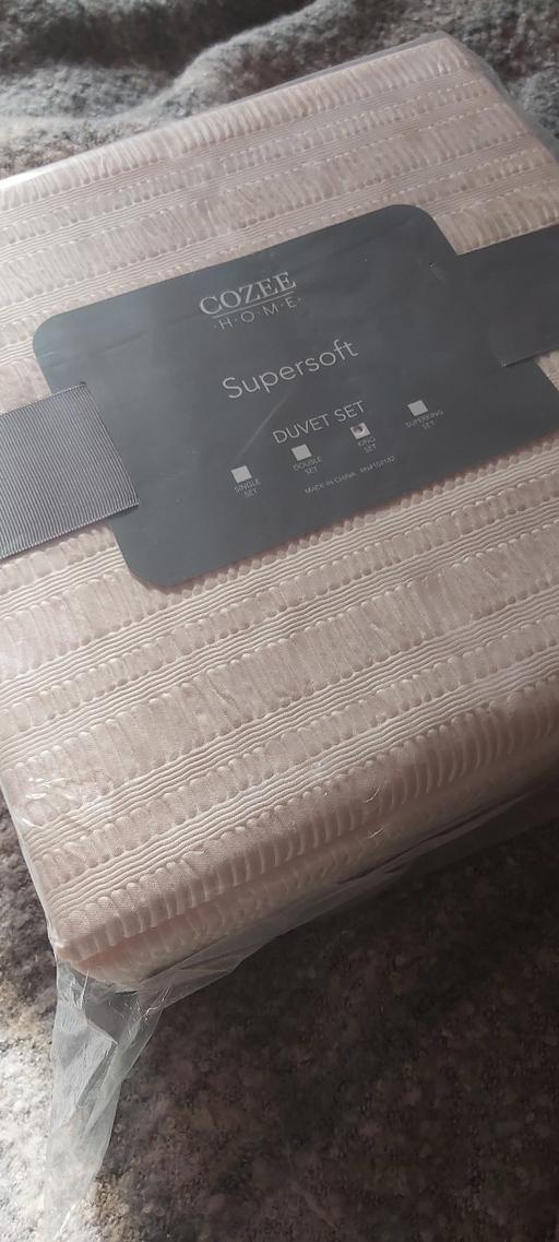 Buy & Sell Asfordby Hill Melton - Photos for KING SIZE duvet set Cozee home Supersoft