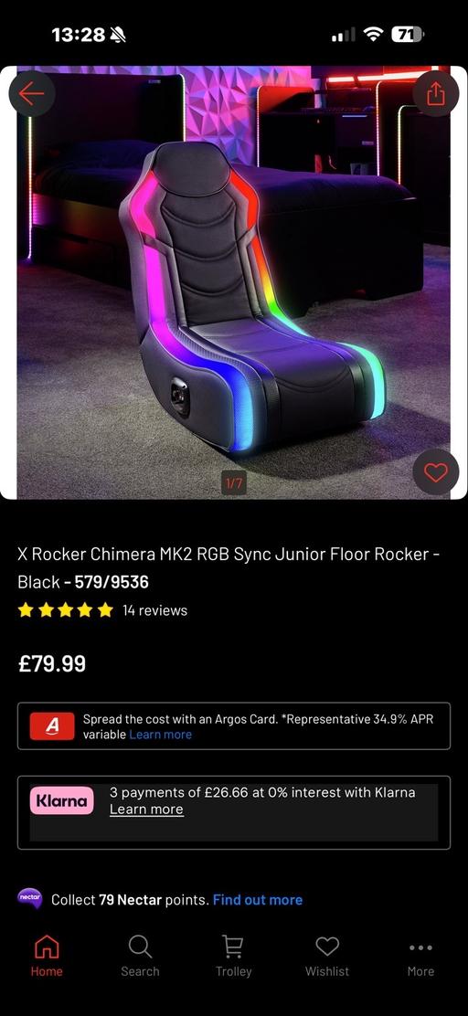 Buy & Sell Yew Tree Estate Sandwell - Photos for Z rocker Chimera junior floor chair