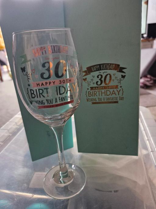 Buy & Sell Sheldon Birmingham - Photos for 30th birthday celebration wine glass
