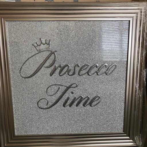 Buy & Sell Edmonton North London - Photos for Prosecco Time Artwork in Silver Frame