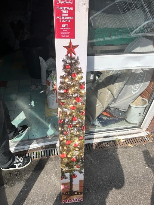 Buy & Sell Ettingshall Park Wolverhampton - Photos for 6ft Christmas tree with accessories & lights