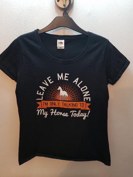 Buy & Sell Lea Castle Wyre Forest - Photos for Womens fruit of the loom Horse T shirt