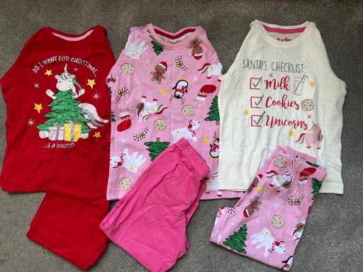 Buy & Sell Sedgley Dudley - Photos for Girls pack of 3 Christmas pyjamas