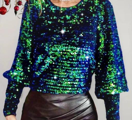 Buy & Sell Dagenham Barking and Dagenham - Photos for Stunning Green Sequinned Top 14-16