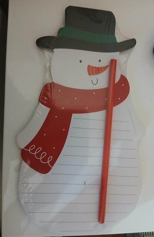 Buy & Sell Bradley Fold Trading Estate Bury - Photos for Snowman Note Pad/Pencil New