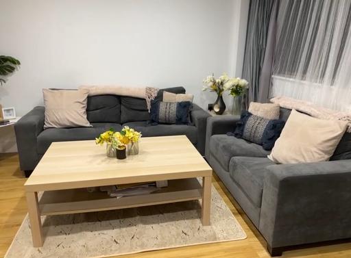 Buy & Sell White City West London - Photos for 3 seater and 2 seater grey sofas
