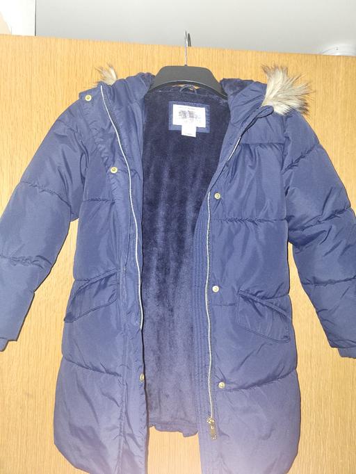 Buy & Sell South Quay East London - Photos for girls long puffer jacket navy blue used