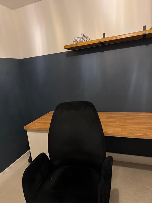 Buy & Sell Bloxwich Walsall - Photos for Habitat Velvet Office Chair - Black