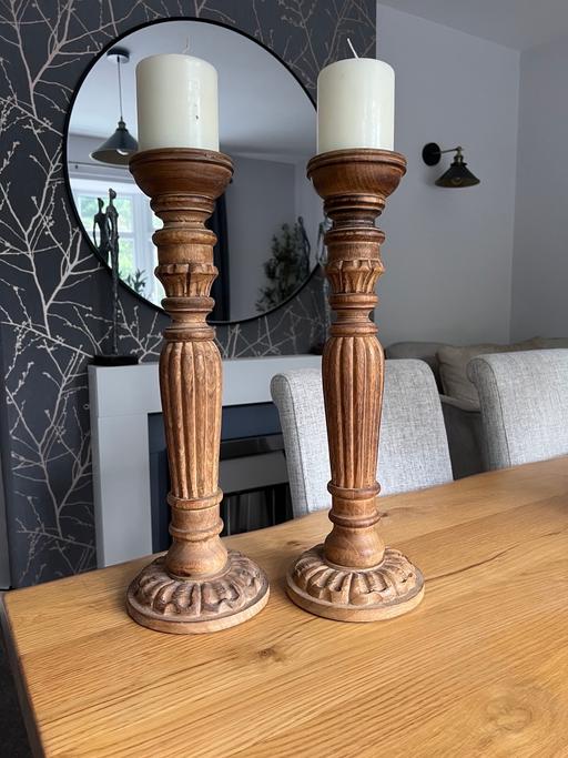 Buy & Sell Telford Telford and Wrekin - Photos for Beautiful Wooden Candlesticks
