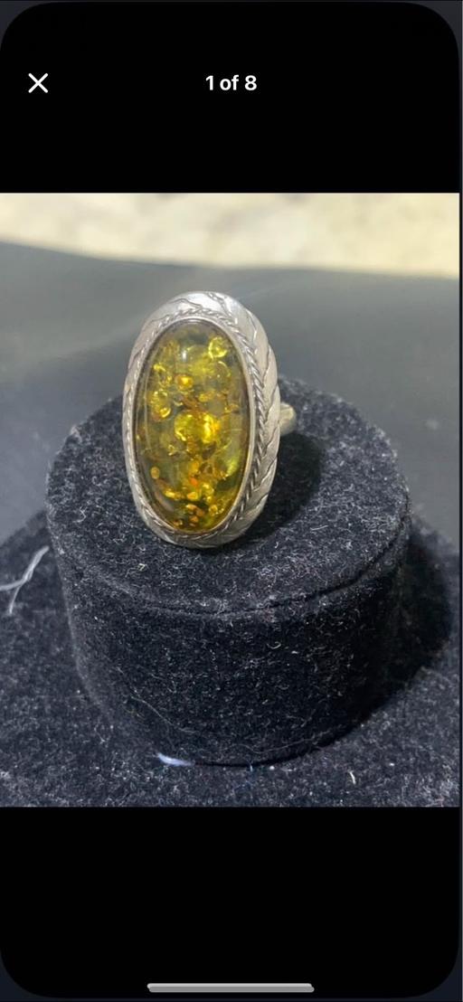 Buy & Sell Upper Edmonton North London - Photos for Amber silver ring