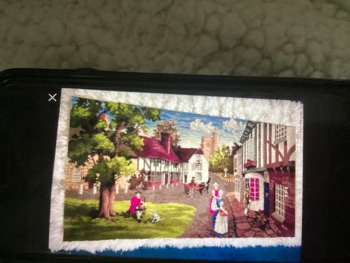 Buy & Sell Goodrington Torbay - Photos for COLOURFUL VILLAGE SCENE TAPESTRY