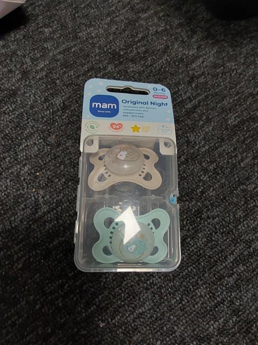 Buy & Sell Harlow Town Centre Harlow - Photos for New baby's MAM Dummies 0-6m Original night