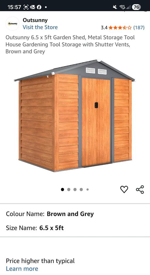 Buy & Sell Withington Manchester - Photos for outsunny shed 8X6