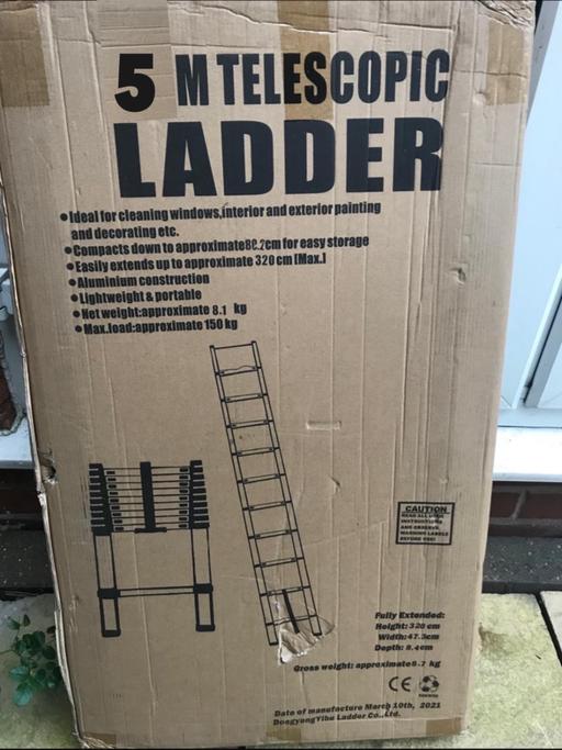 Buy & Sell Moseley Birmingham - Photos for 5m Brand New Telescopic Strong Ladder