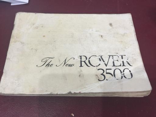 Buy & Sell St Margarets Central London - Photos for Rover SD1 3500 3.5 V8 Owner’s Manual