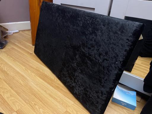 Buy & Sell Chadwell Heath Redbridge - Photos for black velvet headboard for single bed