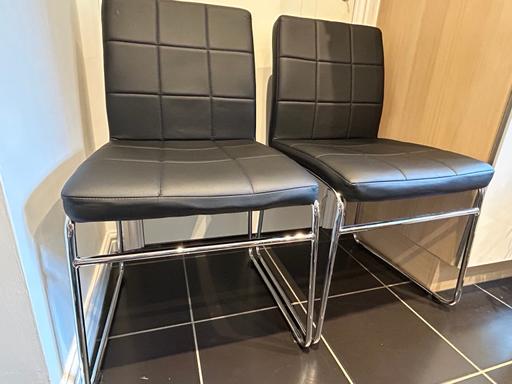 Buy & Sell Measham North West Leicestershire - Photos for Hammel Dining Chairs (Pair)