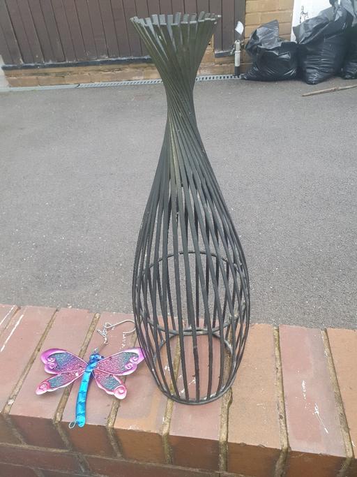 Buy & Sell Pensnett Dudley - Photos for Wrought Iron Garden Ornament & Butterfly,VGC