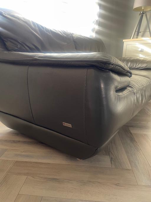 Buy & Sell Eccleston Park Saint Helens - Photos for Grey Leather Sofa