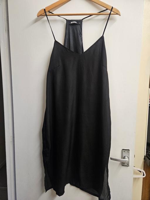 Buy & Sell Newington South East London - Photos for Missguided Black Satin Slip Dress, strappy