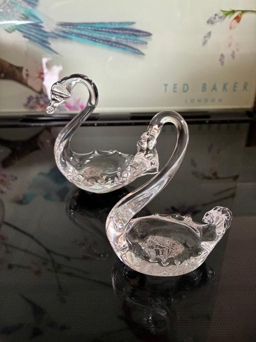 Buy & Sell Stourbridge Dudley - Photos for Two Stuart Crystal Stourbridge swans