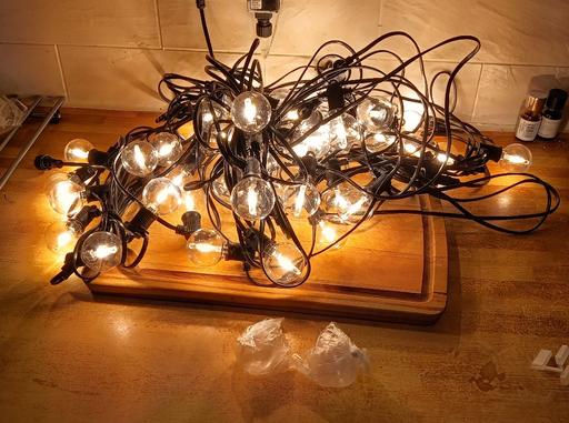 Buy & Sell Thornaby Stockton-on-Tees - Photos for 100ft 50 bulbs outdoor string lights