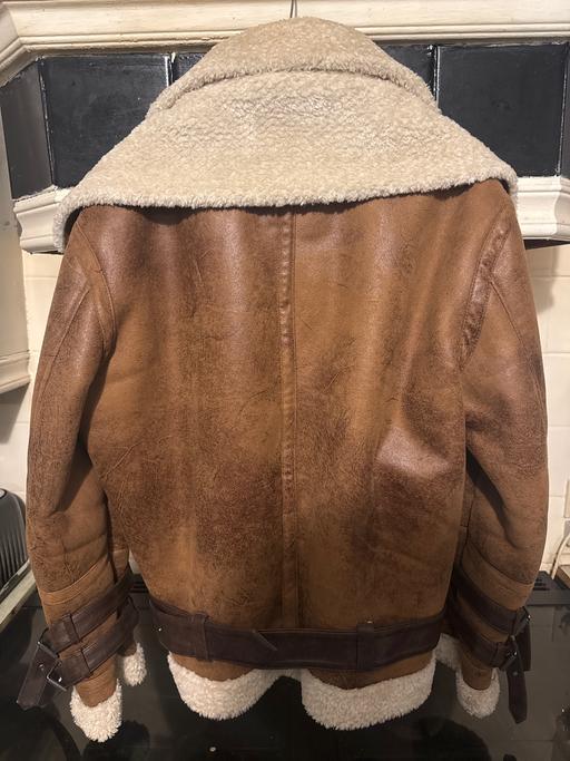Buy & Sell Queensway Central London - Photos for Zara Men’s Brown Aviator Winter Coat
