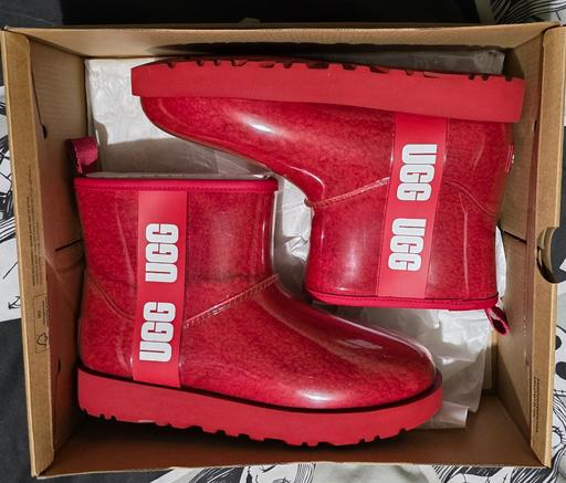 Buy & Sell Finchley North London - Photos for Classic Clear Mini Red Ugg Wellies UK 5
