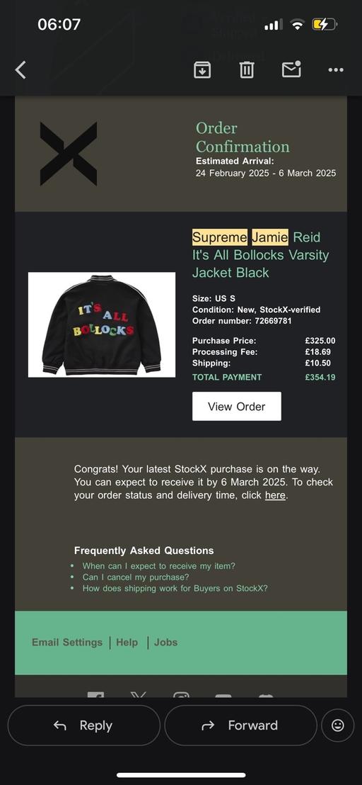 Buy & Sell Borough South East London - Photos for Supreme X Jamie Reid its all bollocks jacket