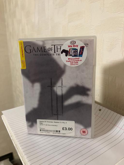 Buy & Sell Bamber Bridge South Ribble - Photos for Game of Thrones - Season 3 - 5 Discs - DVD