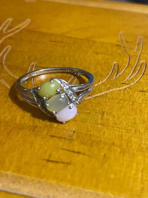 Buy & Sell Upper Edmonton North London - Photos for 3 jade colours silver ring