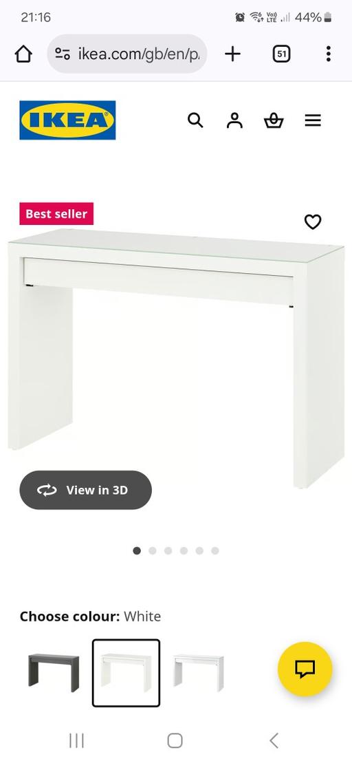 Buy & Sell Mold Flintshire - Wales - Photos for ikea white dressing table