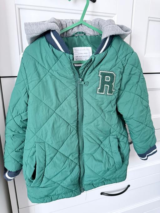 Buy & Sell Maypole Birmingham - Photos for Boys hooded green jacket in 3-4 years