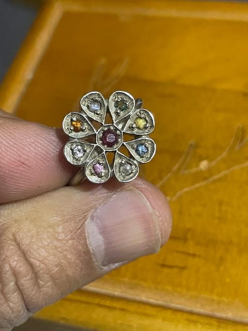 Buy & Sell Enfield Wash Enfield - Photos for 9 Multi stones silver ring