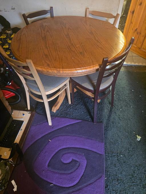 Buy & Sell Brinsford South Staffordshire - Photos for Dining table and 4 chairs