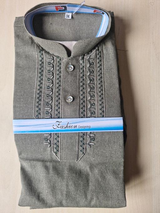 Buy & Sell West Bromwich Sandwell - Photos for Boys ' Gray Embroidery shalwar kameez traditi