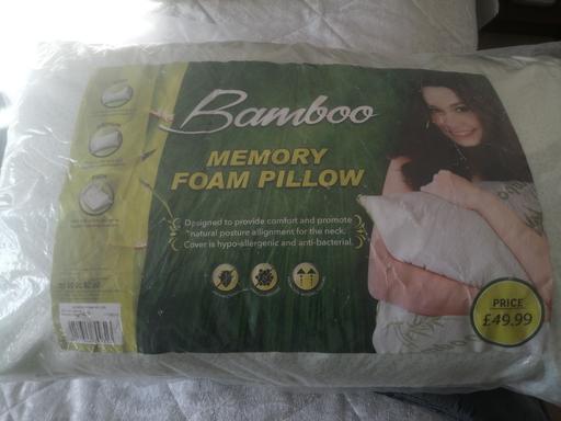Buy & Sell Heath Town Wolverhampton - Photos for New Bamboo memory foam pillow